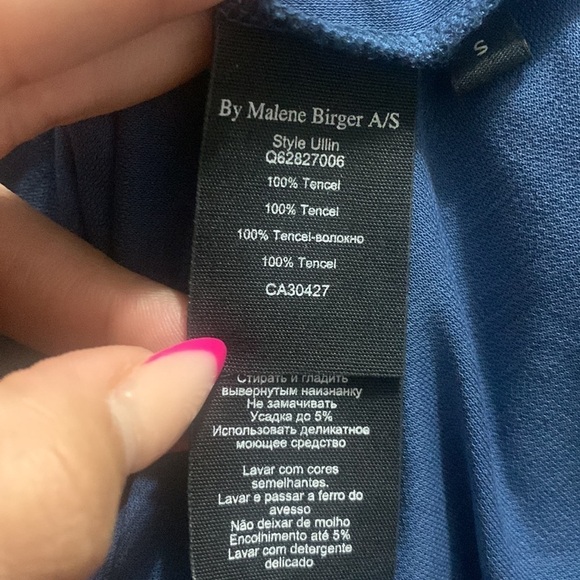 BY MALENE BIRGER Ullin T-shirt Dress midi size small - Picture 4 of 6